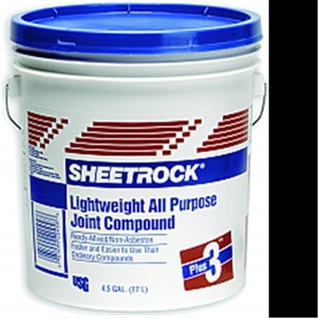 USG United States Gypsum 381466048 4.5 gal. Plus-3 Lightweight Joint Compound Blue Lid 81099204586